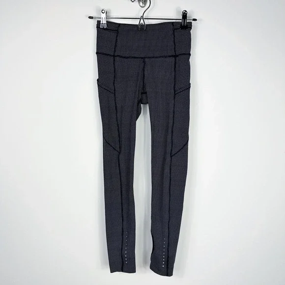 Lululemon Womens Fast and Free Tight 25" Reflective Pocket Running Workout Sz 4 - Picture 4 of 11